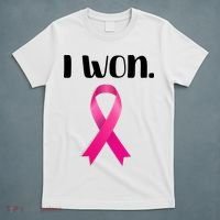 I Won Breast Cancer Awareness Strong T-Shirt thumb 5
