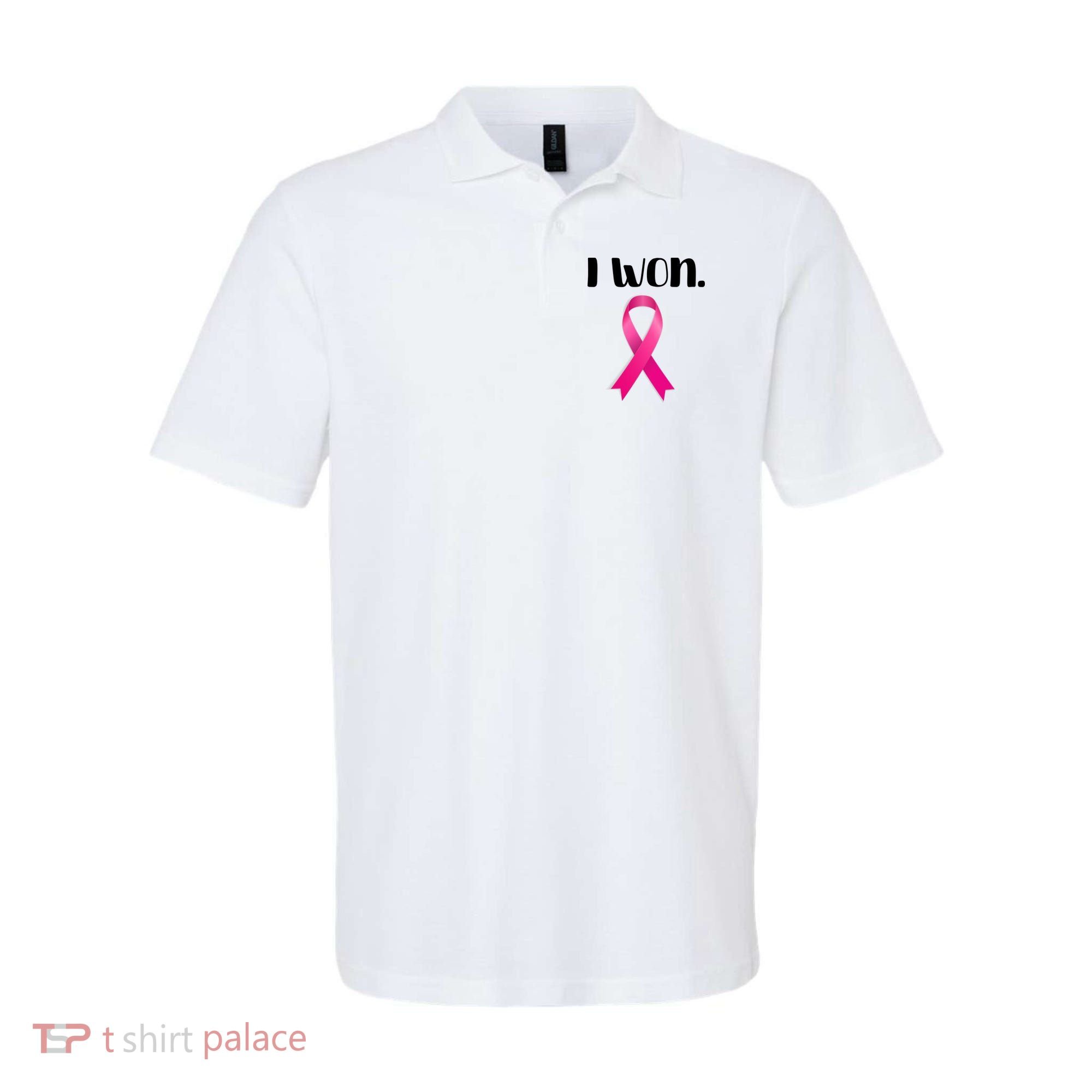 I Won Breast Cancer Awareness Strong Polo
