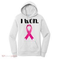 I Won Breast Cancer Awareness Strong Women's Hoodie thumb 0