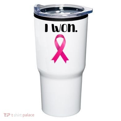 I Won Breast Cancer Awareness Strong Tumbler