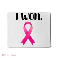 I Won Breast Cancer Awareness Strong Mousepad thumb 0