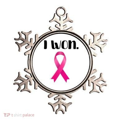 I Won Breast Cancer Awareness Strong Ornament