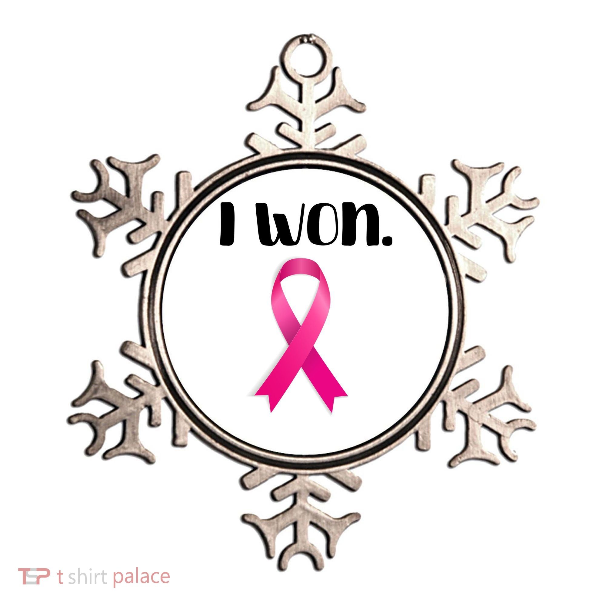 I Won Breast Cancer Awareness Strong Ornament