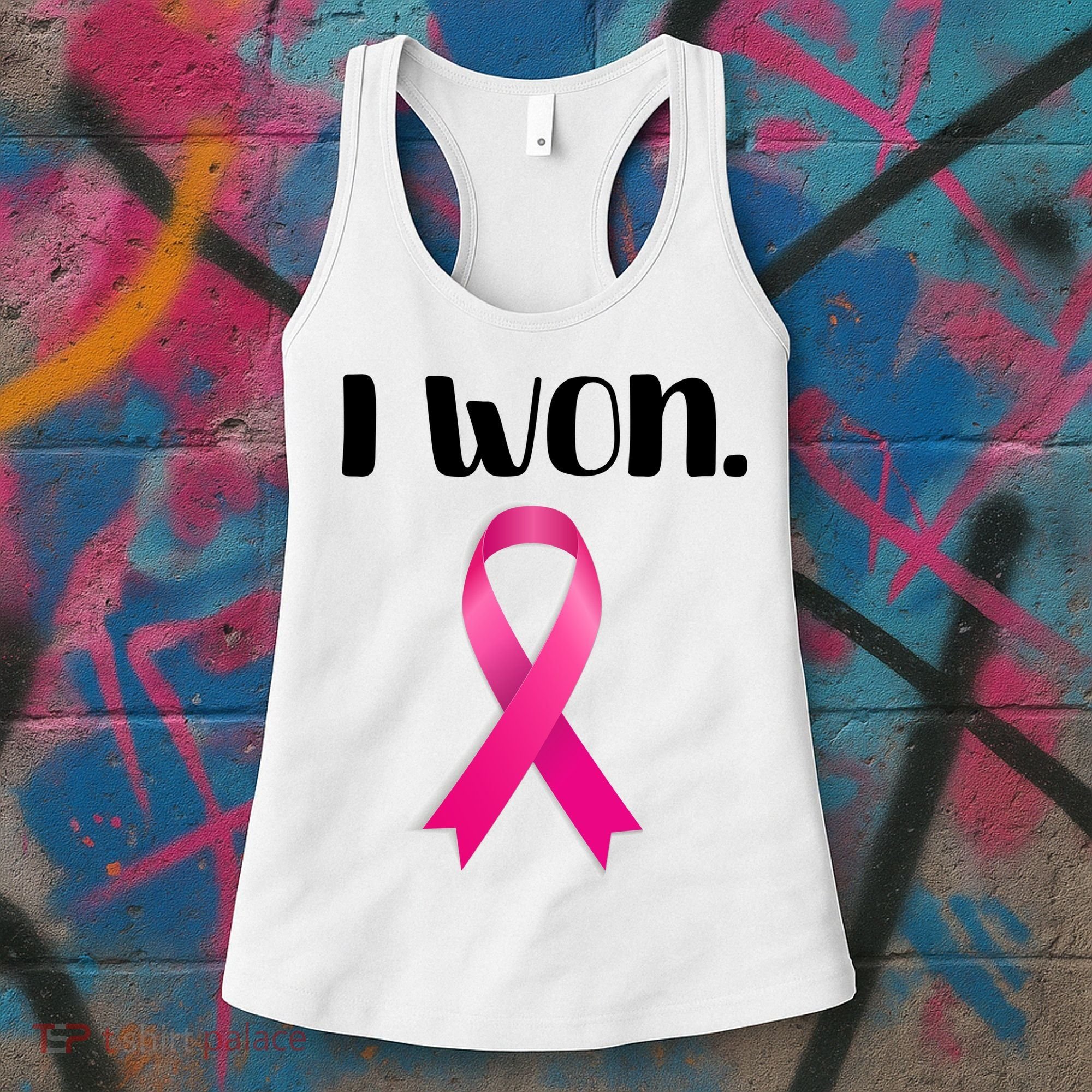 I Won Breast Cancer Awareness Strong Women's Tank Top
