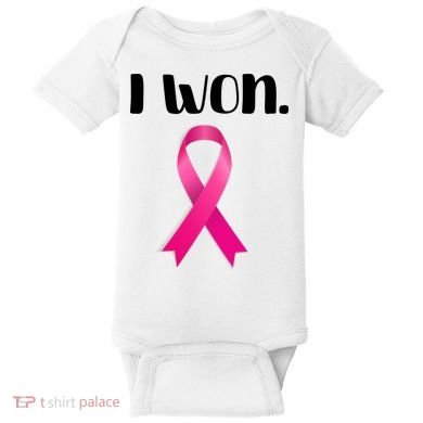 I Won Breast Cancer Awareness Strong Baby Bodysuit