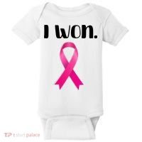 I Won Breast Cancer Awareness Strong Baby Bodysuit thumb 0