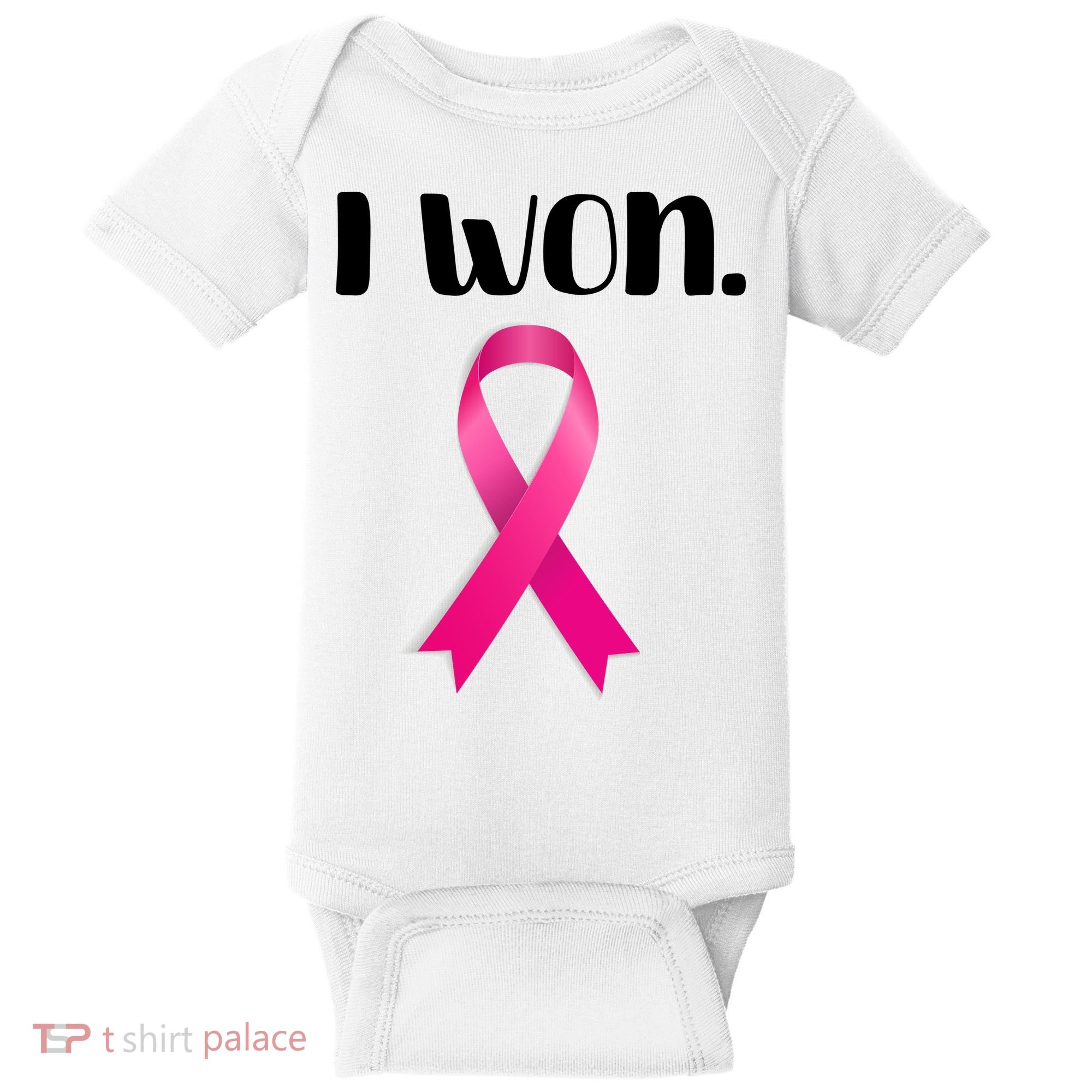 I Won Breast Cancer Awareness Strong Baby Bodysuit