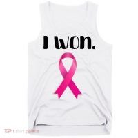 I Won Breast Cancer Awareness Strong Tank Top thumb 0