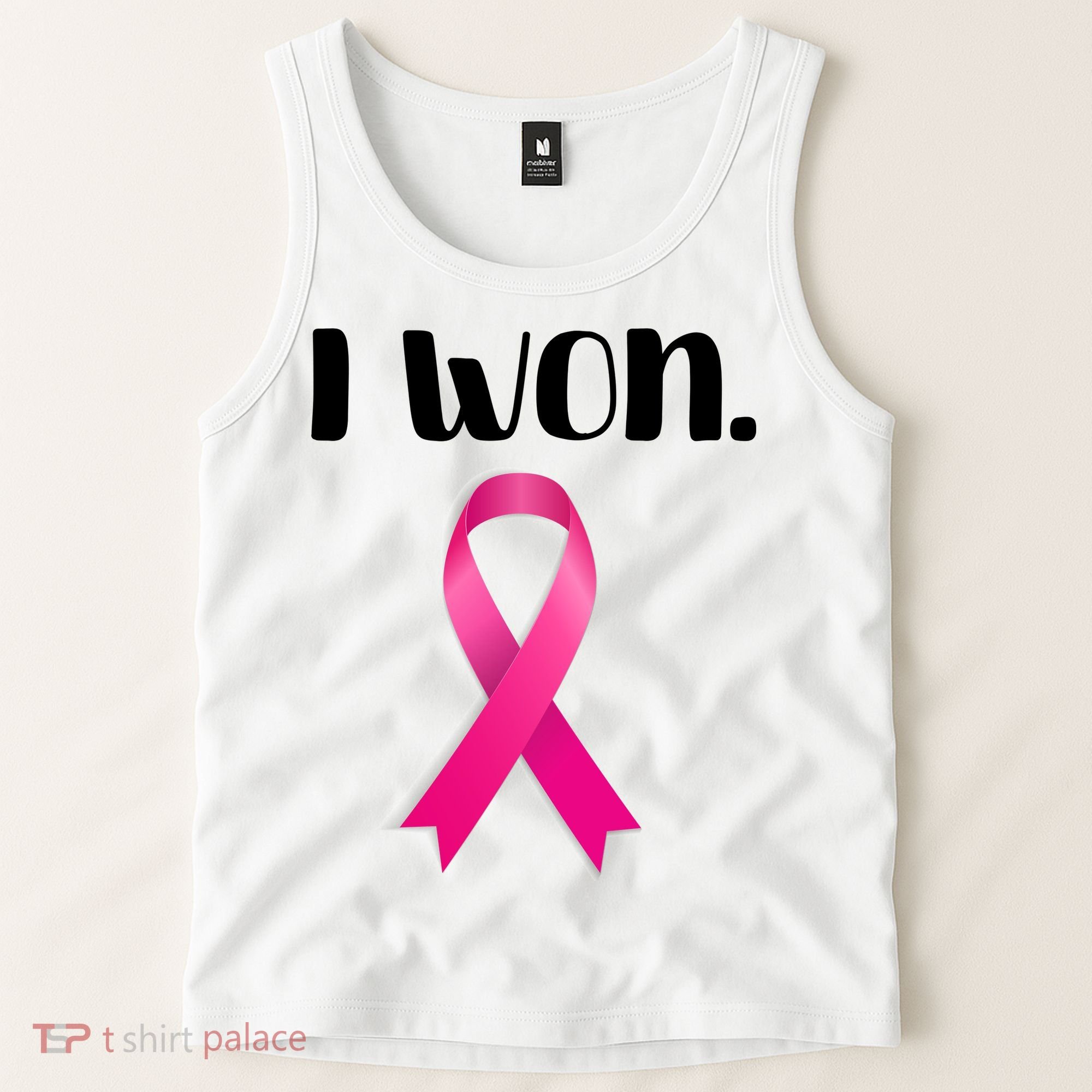 I Won Breast Cancer Awareness Strong Tank Top
