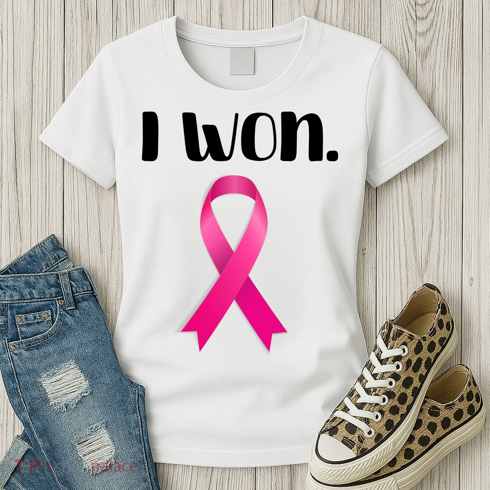 I Won Breast Cancer Awareness Strong Women's T-Shirt