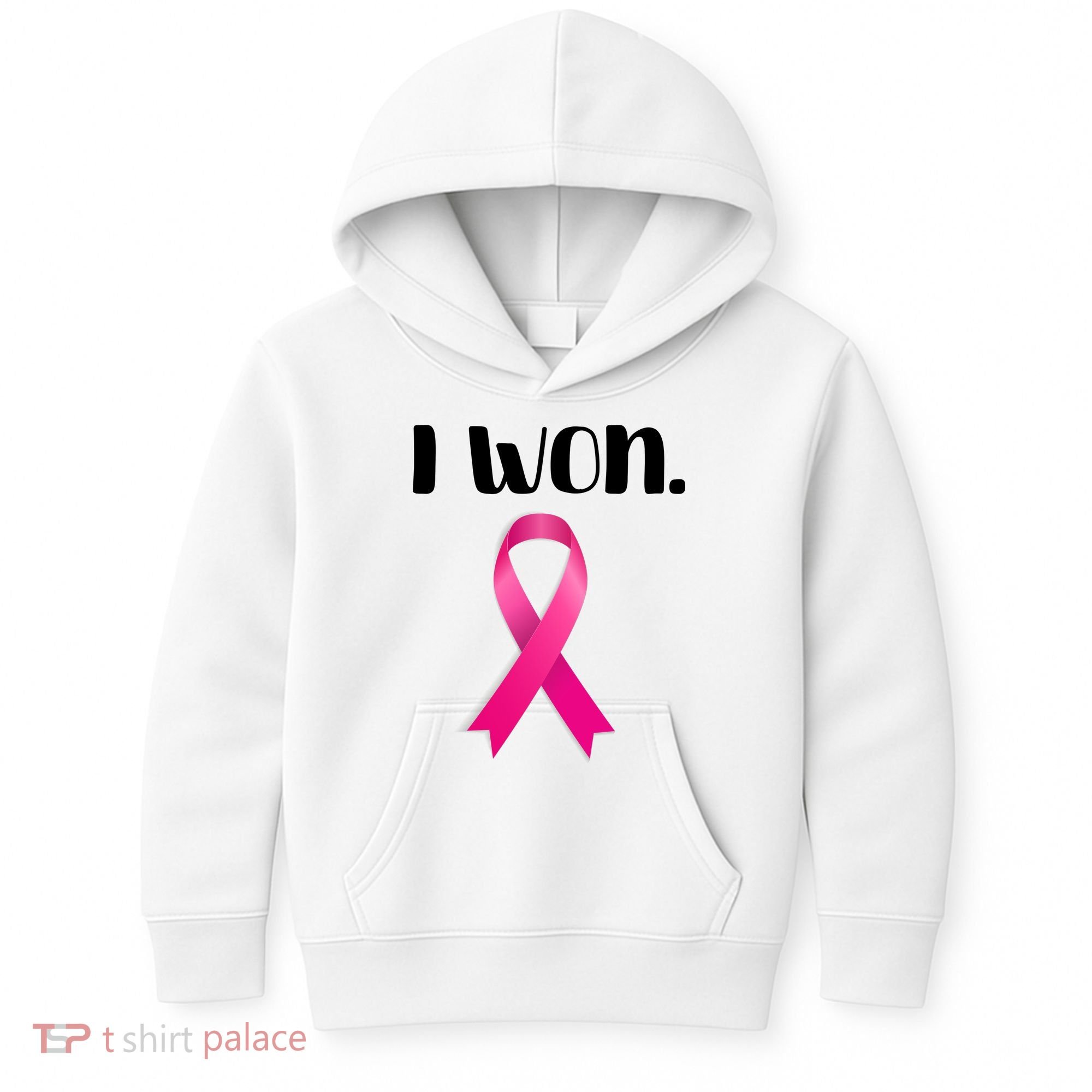 I Won Breast Cancer Awareness Strong Kids Hoodie