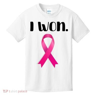I Won Breast Cancer Awareness Strong Kids T-Shirt