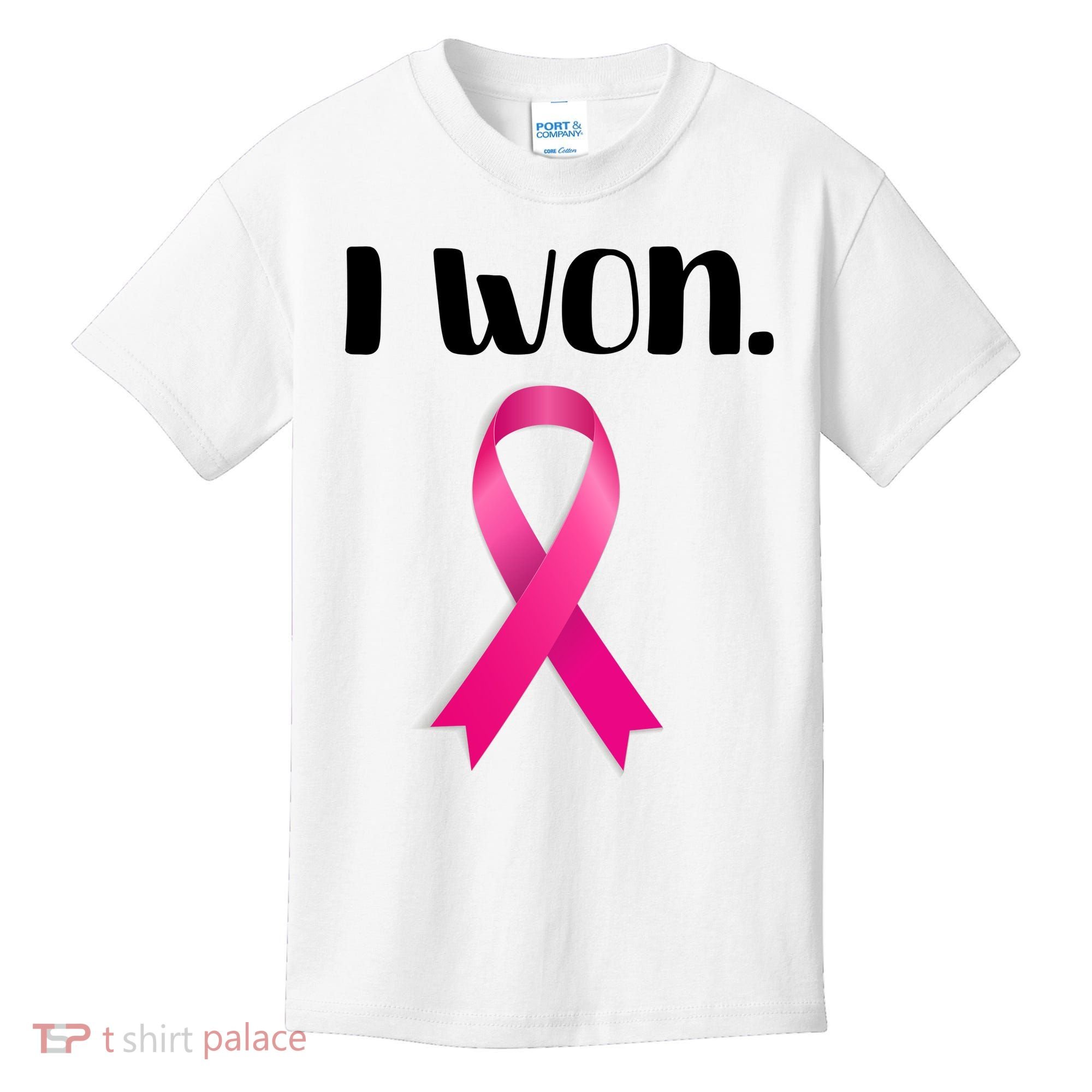 I Won Breast Cancer Awareness Strong Kids T-Shirt