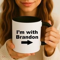 I'm With Brandon FJB Funny Anti Biden Chant Meme Coffee Mug thumb 3