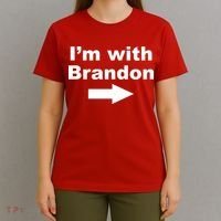 I'm With Brandon FJB Funny Anti Biden Chant Meme T-Shirt thumb 4