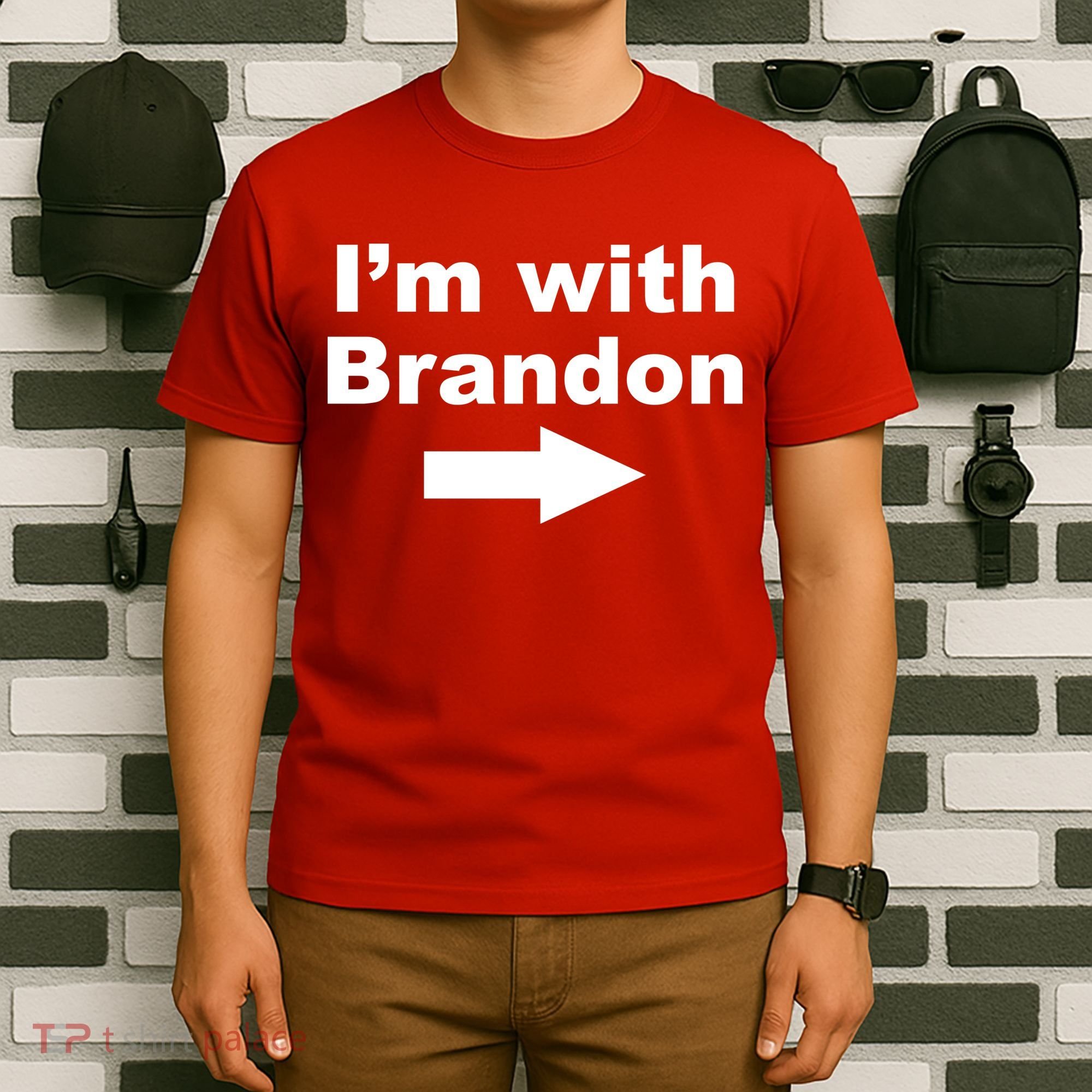 I'm With Brandon FJB Funny Anti Biden Chant Meme T-Shirt