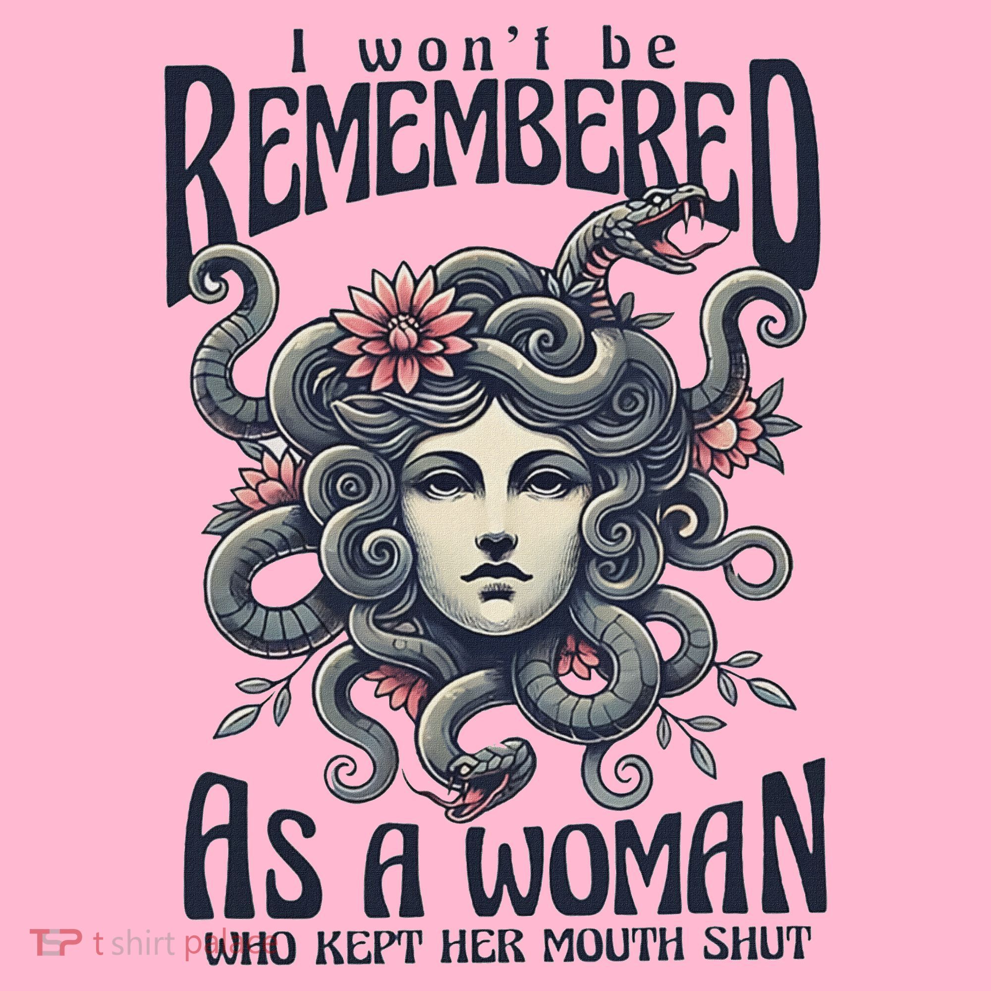 I WonT Be Remembered As A Woman Who Kept Her Mouth Shut Coaster