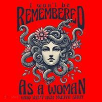 I WonT Be Remembered As A Woman Who Kept Her Mouth Shut Santa Hat thumb 1