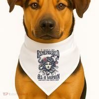 I WonT Be Remembered As A Woman Who Kept Her Mouth Shut USA-Made Doggie Bandana thumb 1