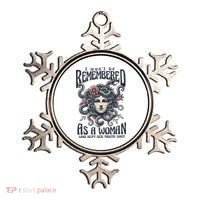 I WonT Be Remembered As A Woman Who Kept Her Mouth Shut Ornament thumb 0