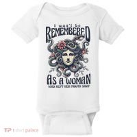 I WonT Be Remembered As A Woman Who Kept Her Mouth Shut Baby Bodysuit thumb 0