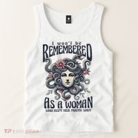 I WonT Be Remembered As A Woman Who Kept Her Mouth Shut Tank Top thumb 2