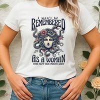 I WonT Be Remembered As A Woman Who Kept Her Mouth Shut Women's T-Shirt thumb 2