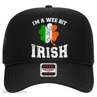 I'm wee bit irish with ireland shamrock for St Patricks day Hat thumb 0