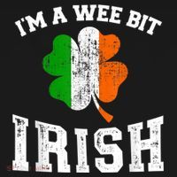 I'm wee bit irish with ireland shamrock for St Patricks day Visor thumb 3