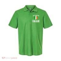 I'm wee bit irish with ireland shamrock for St Patricks day Polo thumb 0