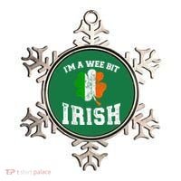 I'm wee bit irish with ireland shamrock for St Patricks day Ornament thumb 0
