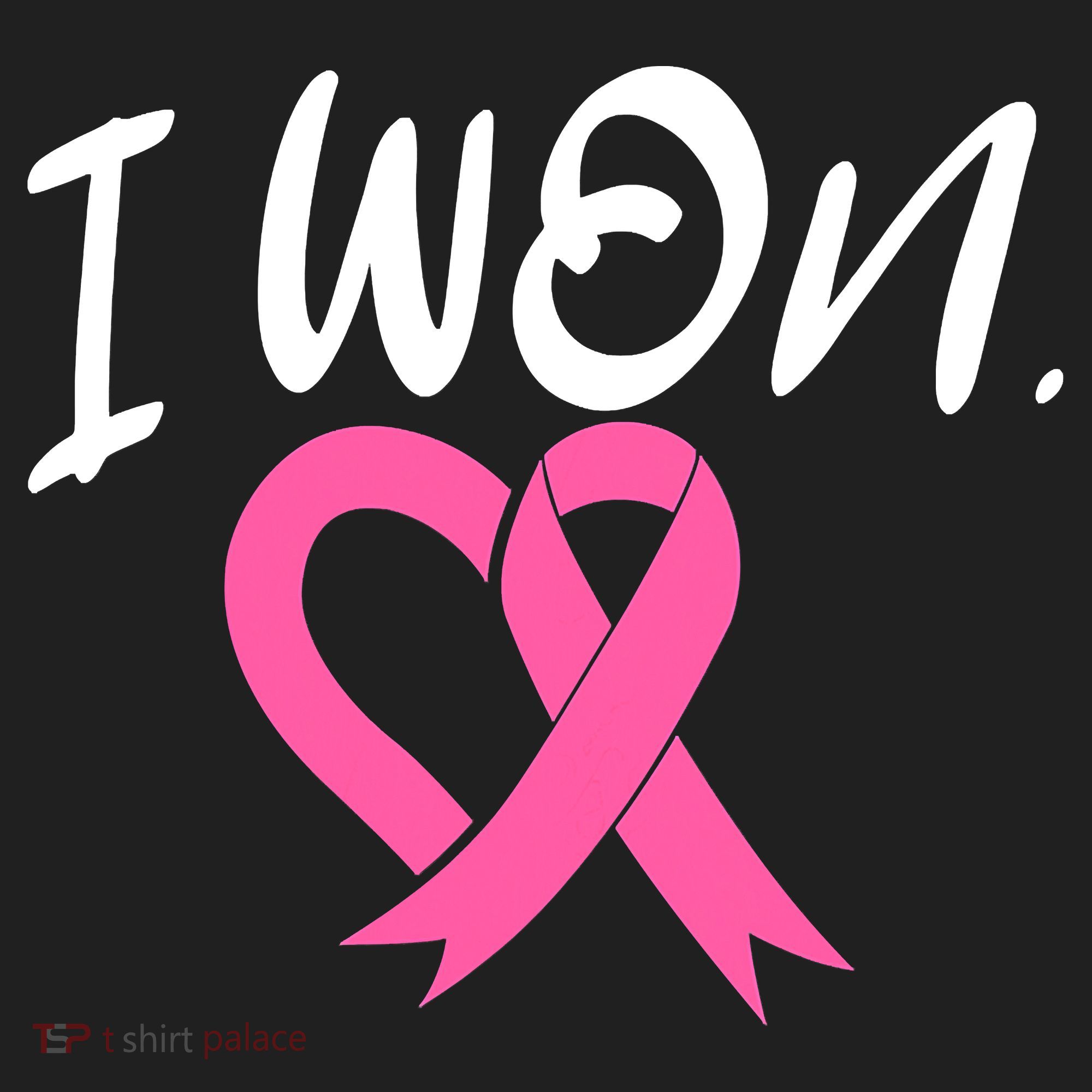 I Won Breast Cancer Awareness Support Pink Ribbon Survivor C Beanie