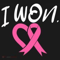 I Won Breast Cancer Awareness Support Pink Ribbon Survivor C Women's Hoodie thumb 2