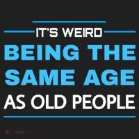 It's Weird Being The Same Age As Old People Retro Sarcastic Beanie thumb 2