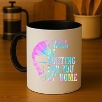 I Will Be Waiting For You At Home Softball Catcher Cute Gift Coffee Mug thumb 4