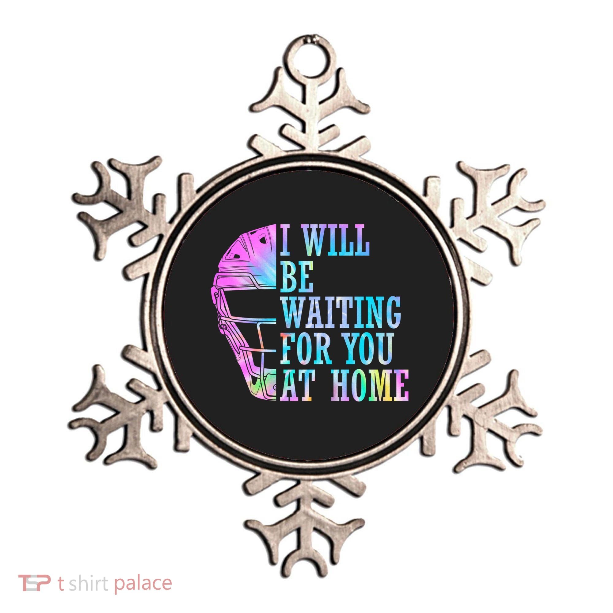 I Will Be Waiting For You At Home Softball Catcher Cute Gift Ornament