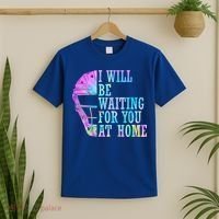 I Will Be Waiting For You At Home Softball Catcher Cute Gift T-Shirt thumb 2