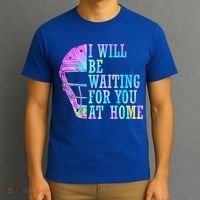 I Will Be Waiting For You At Home Softball Catcher Cute Gift T-Shirt thumb 3