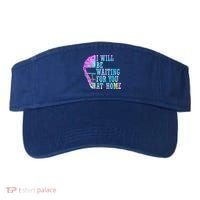 I Will Be Waiting For You At Home Softball Catcher Cute Gift Visor thumb 0