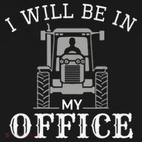 I Will Be In My Office Tractor Driver Farmer Dad Farming Ornament thumb 1