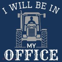 I Will Be In My Office Tractor Driver Farmer Dad Farming Kids Sweatshirt thumb 2