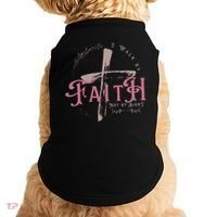 I Walk By Faith Not By Sight 2 Corinthians 57 Christian Doggie Tank thumb 0