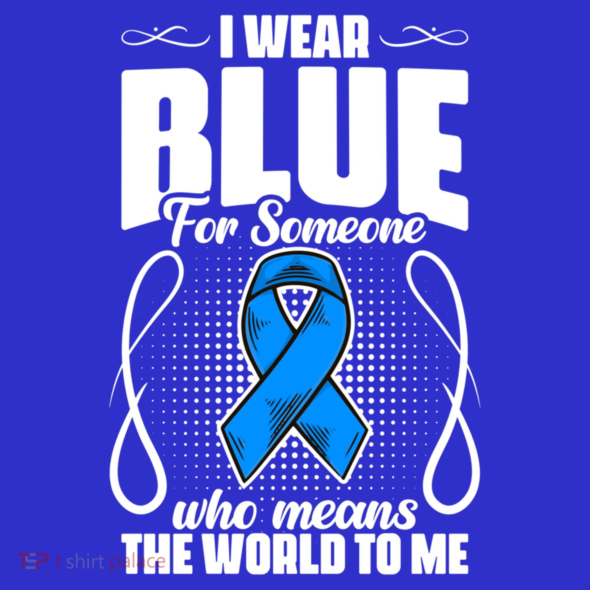 I Wear Blue Diabetes Warrior Diabetic Diabetes Awareness Gift Sweatshirt