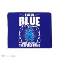 I Wear Blue Diabetes Warrior Diabetic Diabetes Awareness Gift Mousepad thumb 0
