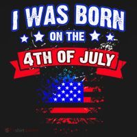 I Was Born On The 4th Of July Gift Ornament thumb 1