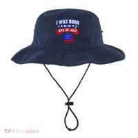 I Was Born On The 4th Of July Gift Bucket Hat thumb 0
