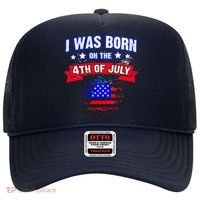 I Was Born On The 4th Of July Gift Hat thumb 0