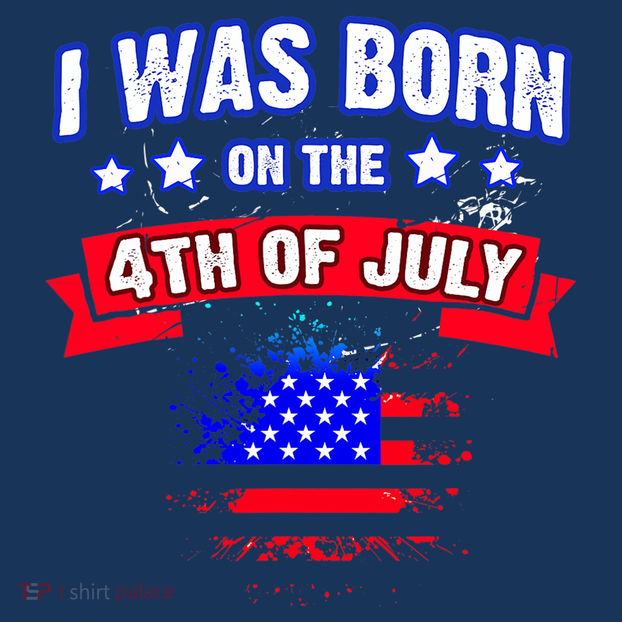 I Was Born On The 4th Of July Gift Kids Sweatshirt