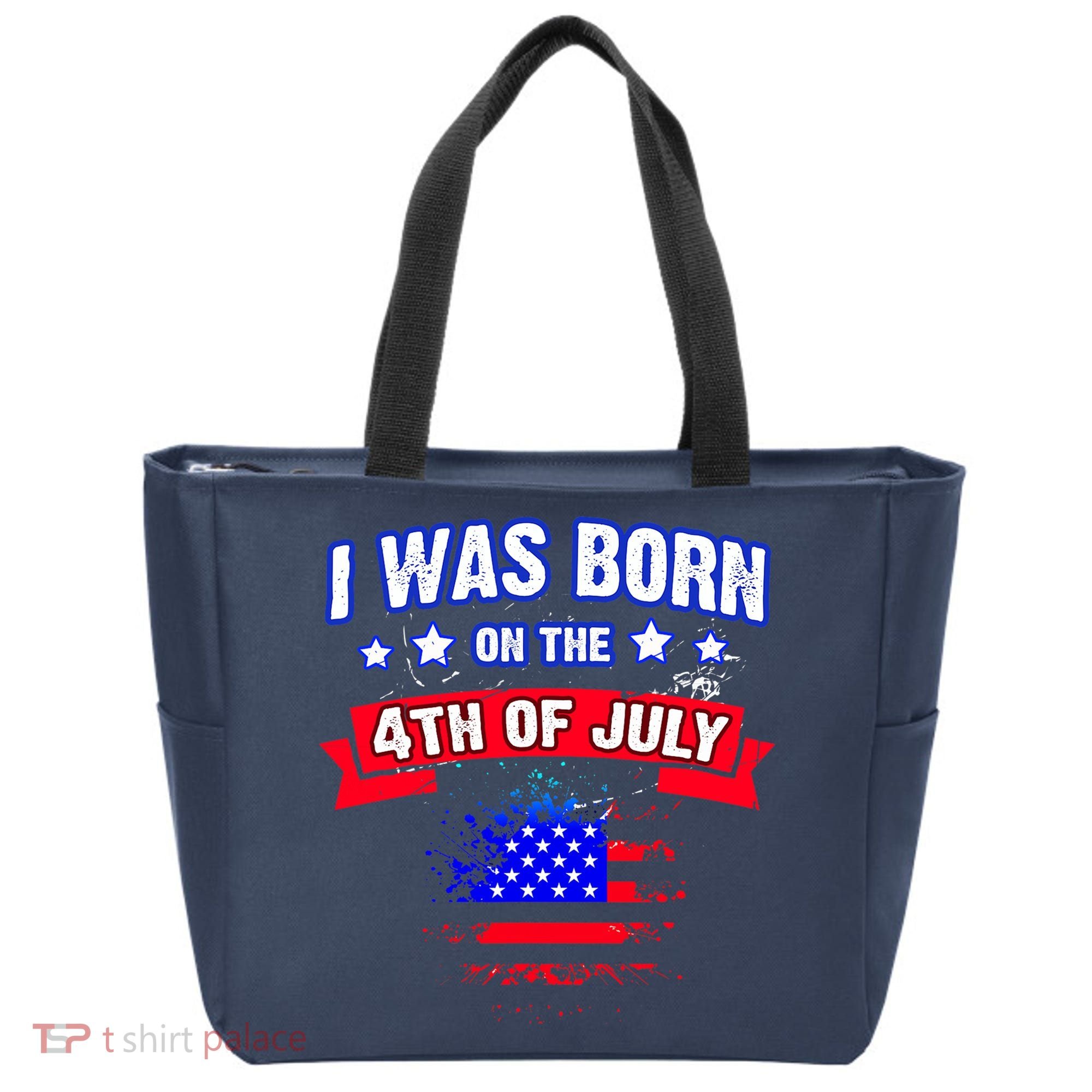 I Was Born On The 4th Of July Gift Tote Bag
