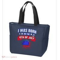 I Was Born On The 4th Of July Gift Tote Bag thumb 3